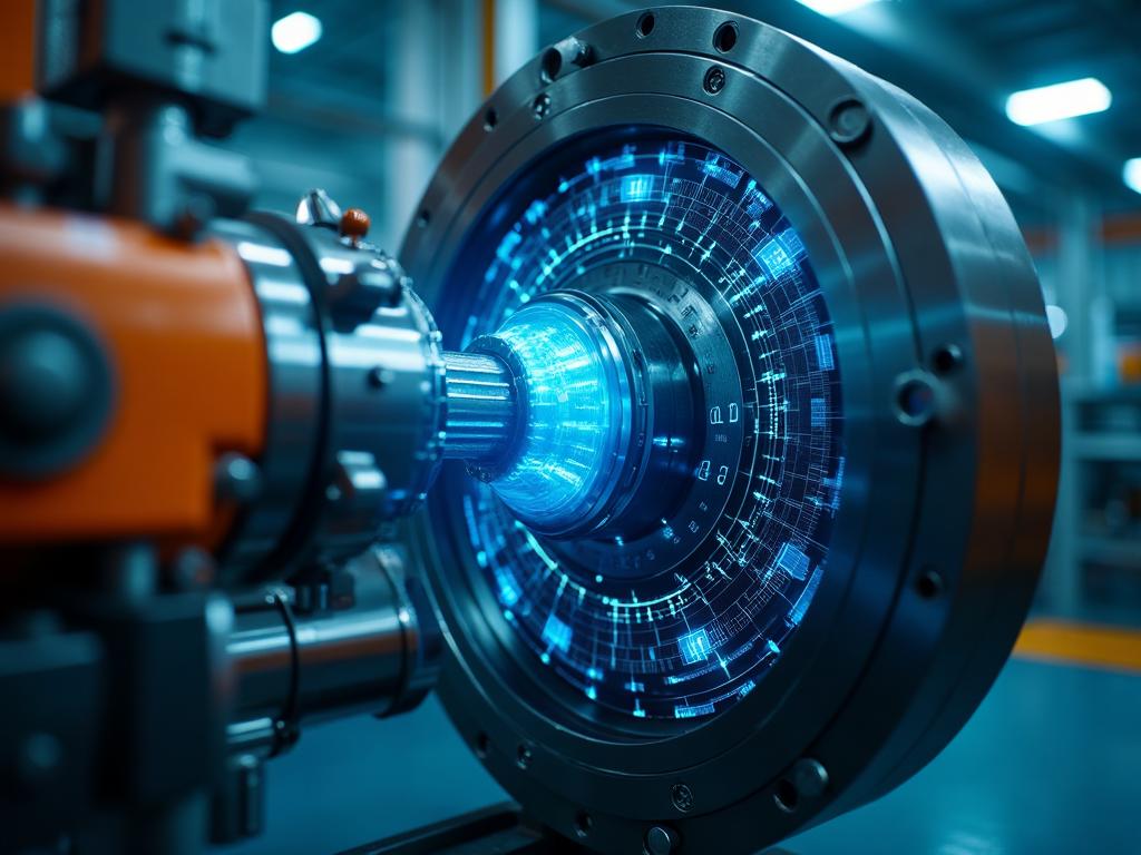 Condition monitoring sensor fitted to an industrial motor